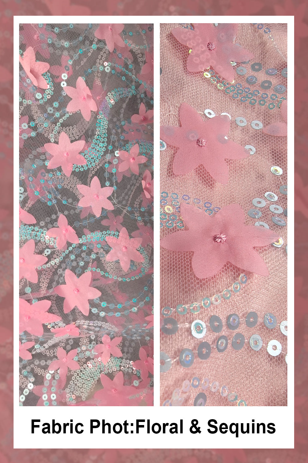 Xpluswear Design Plus Size Formal Pink V Neck Short Sleeve 3D Elegant Mermaid Maxi Dresses