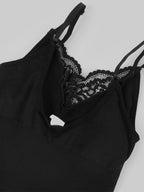 Lace Tummy Control Crotch Opening Shapewear Bodysuit