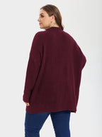 Open Front Dual Pocket Cardigan