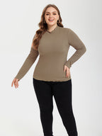 Contrast Trim Round Neck Sweater
