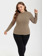 Contrast Trim Round Neck Sweater
