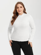 Contrast Trim Round Neck Sweater