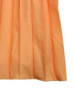 Gradient Color Pleated Hem Dress