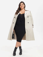 VIP Lace Up Front Midi Sweater Dress