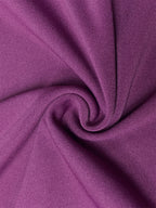 Solid Batwing Sleeve Dress Set