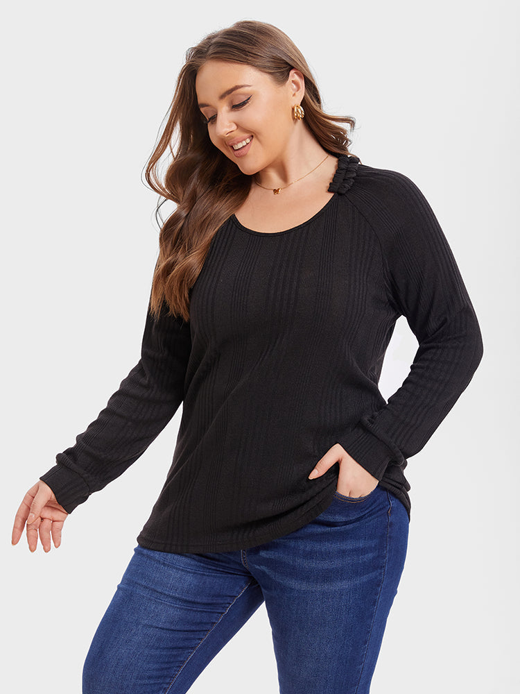 VIP Solid Ribbed Knit Tee