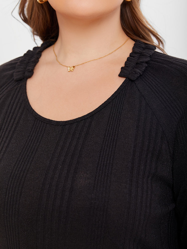 VIP Solid Ribbed Knit Tee