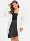 VIP Pointelle Knit Drop Shoulder Cardigan