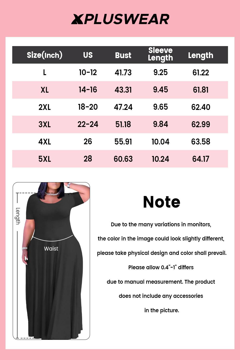 Xpluswear Design Plus Size Casual Gradient Color All Over Print With Pockets Short Sleeve Maxi Dresses