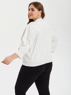 VIP Pointelle Knit Button Front Cardigan