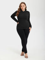 Contrast Trim Round Neck Sweater