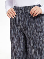 Drawstring Waist Wide Leg Pants