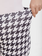 VIP Houndstooth Print Skinny Pants