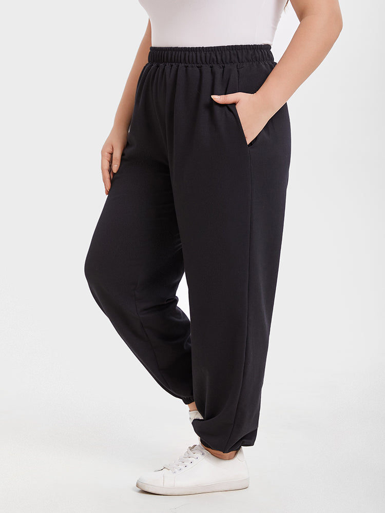 VIP Elastic Waist Slant Pocket Pants