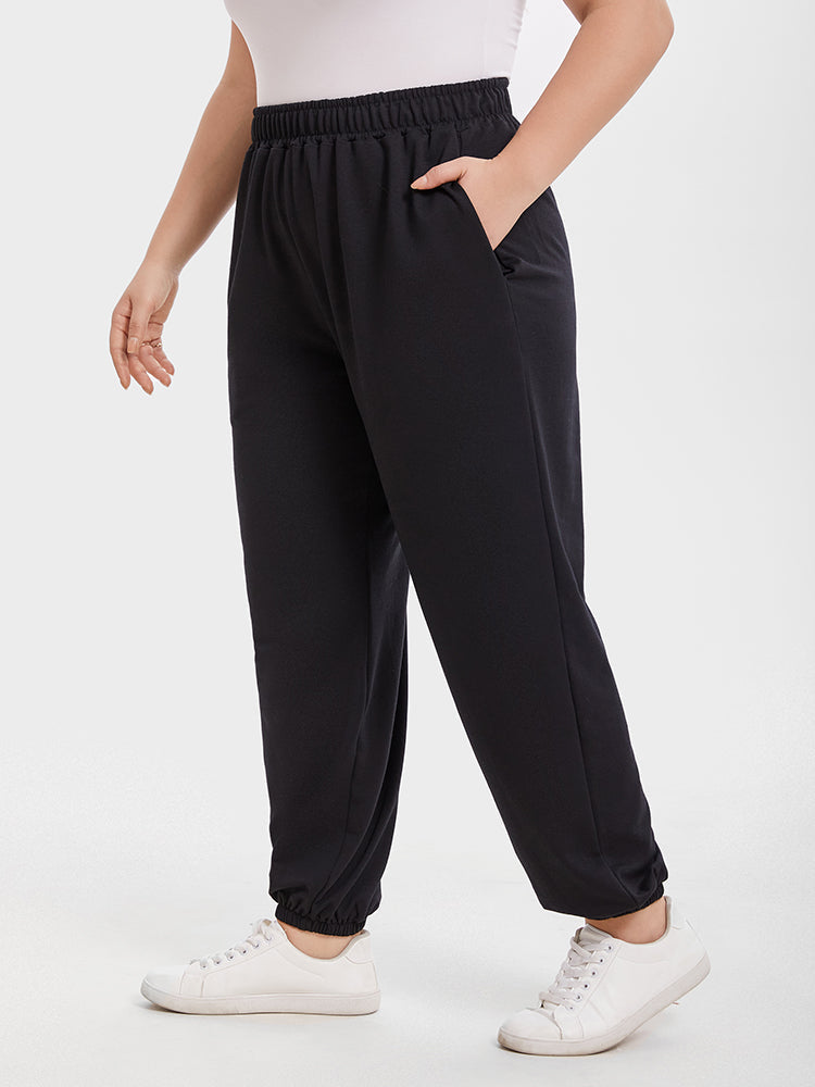 VIP Elastic Waist Slant Pocket Pants