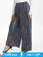 Drawstring Waist Wide Leg Pants
