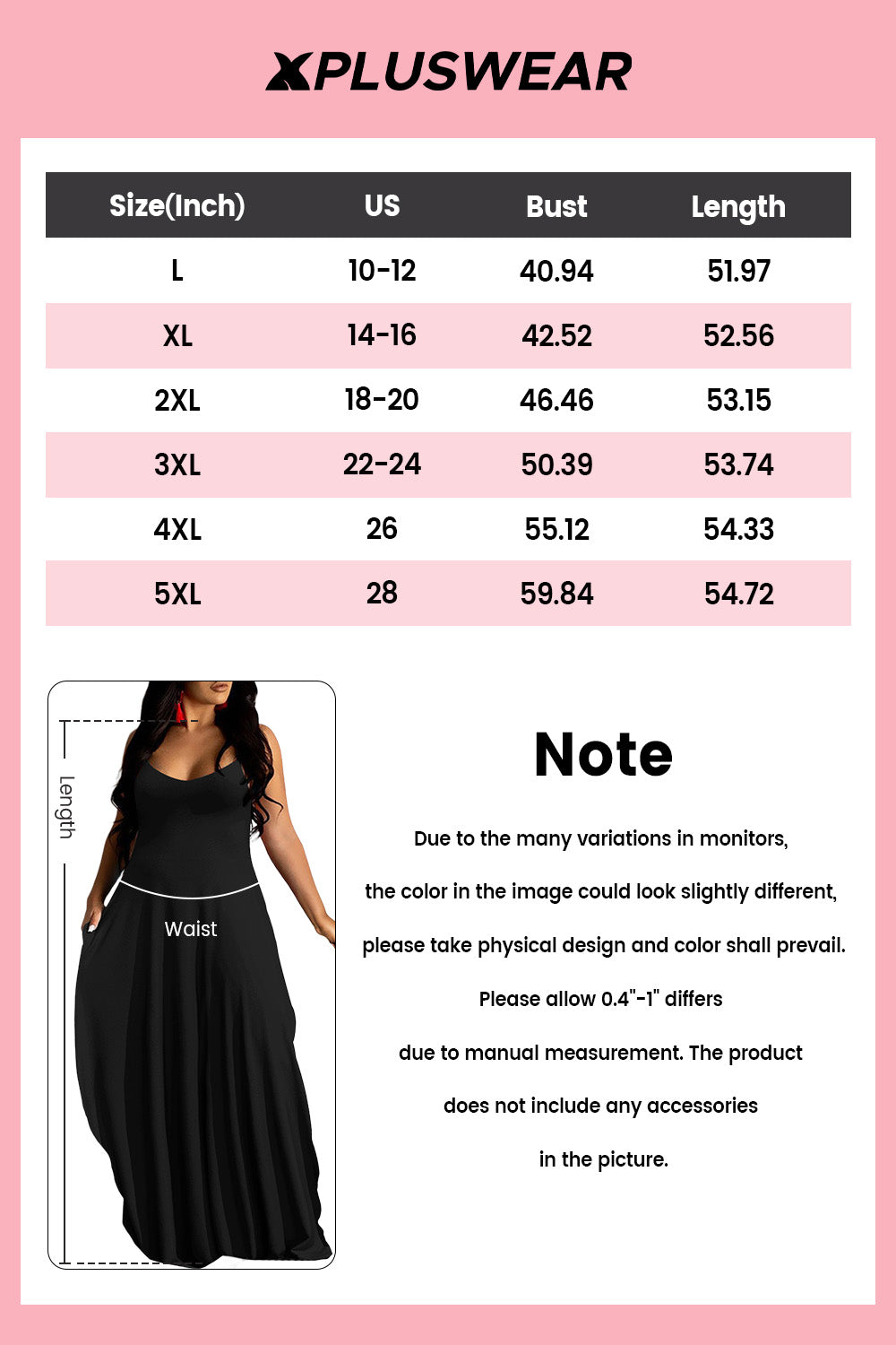 Xpluswear Design Plus Size Casual Sundress Rainbow Gradient Plaid Pockets Cami Maxi Dress