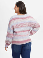 VIP Ombre V-Neck Drop Shoulder Sweater