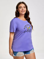 Plus Anti-Social Butterfly Graphic Tee