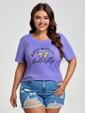 Plus Anti-Social Butterfly Graphic Tee