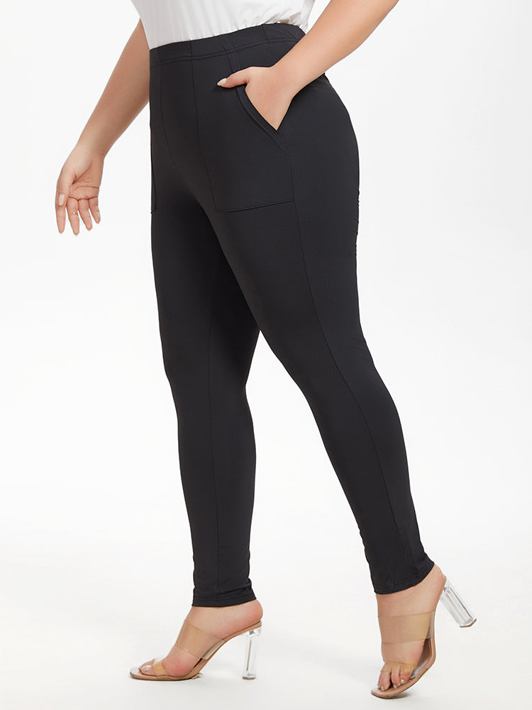 VIP Solid Pocket Patched Leggings