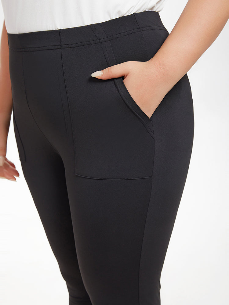 VIP Solid Pocket Patched Leggings