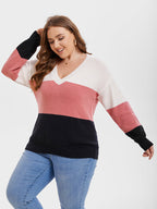 VIP Colorblock Drop Shoulder Sweater