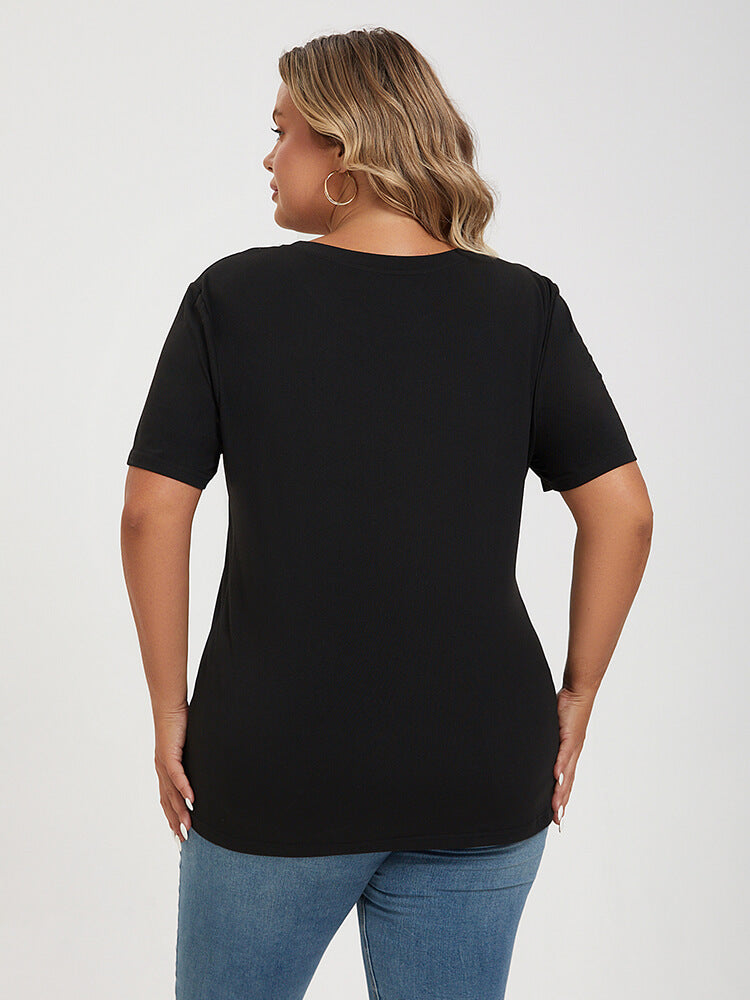 Plus Black Mamacita Graphic Tee