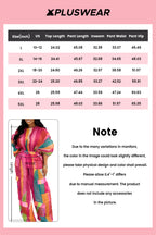 Plus Size Daily Hot Pink Gradient Round Neck Batwing Sleeve Half Sleeve Cargo Pleated Two Piece Pant Sets