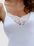Lace Tummy Control Crotch Opening Shapewear Bodysuit